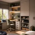 Mobilier cameră copil cu ușă rulou: jucăriile se strâng repede, podeaua rămâne liberă