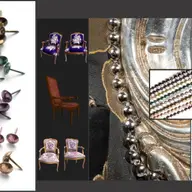 Benzi ornamentale și piuneze decorative în bricolaj pentru taburete, bănci și lăzi tapițate