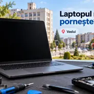 Laptopul nu mai pornește deloc? Ce se întâmplă de fapt și unde pot trimite vasluienii aparatul