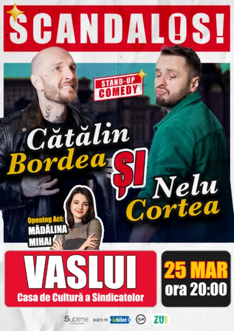 Stand-Up Comedy cu Bordea, Cortea si Madalina Mihai